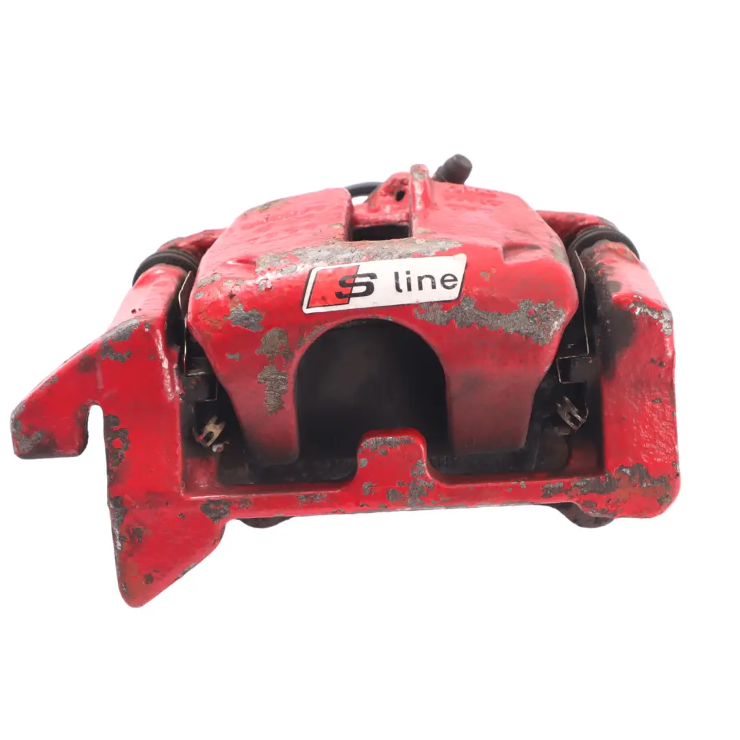Audi A5 8T Brake Caliper Rear Left N/S Wheel Brake Unit Red - SKU 8K0615403E - Part number 8K0615403E