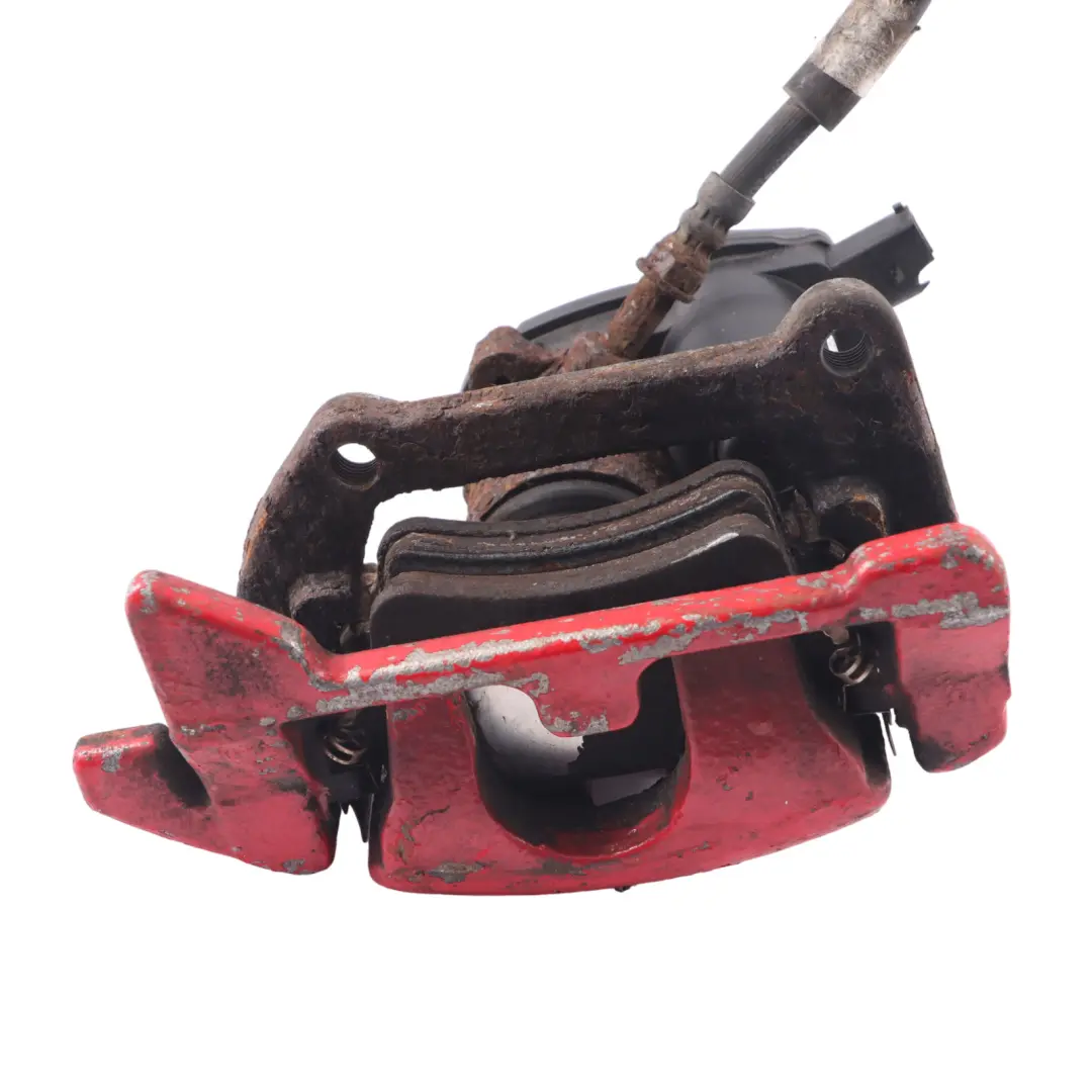 Brake Caliper Rear Right O/S Wheel Brake Unit Red to Audi A5 8T with Part number 8K0615404E Audi A5 8T Brake Caliper Rear Right O/S Wheel Brake Unit Red - SKU 8K0615404E - Part number 8K0615404E