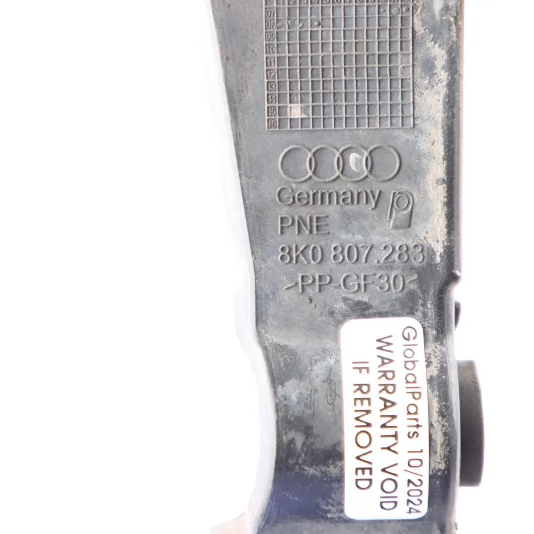 Audi A4 B8 Front Bumper Holder Mount Bracket Left N/S Carrier Support - SKU 8K0807283 - Part number 8K0807283