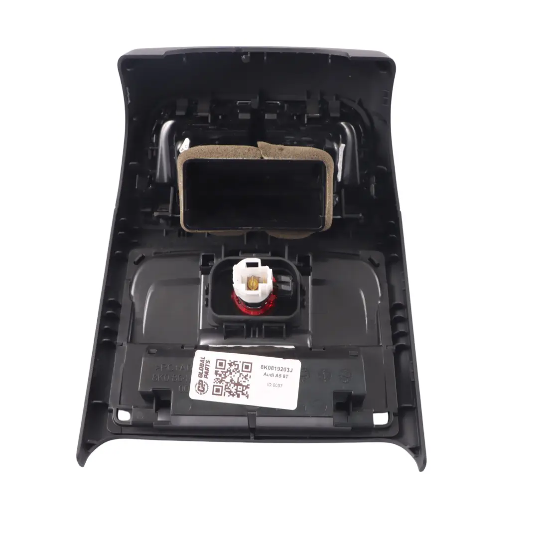 Audi A5 8T Rejilla de ventilación de la consola central trasera - SKU 8K0819203J - Número de pieza 8K0819203J