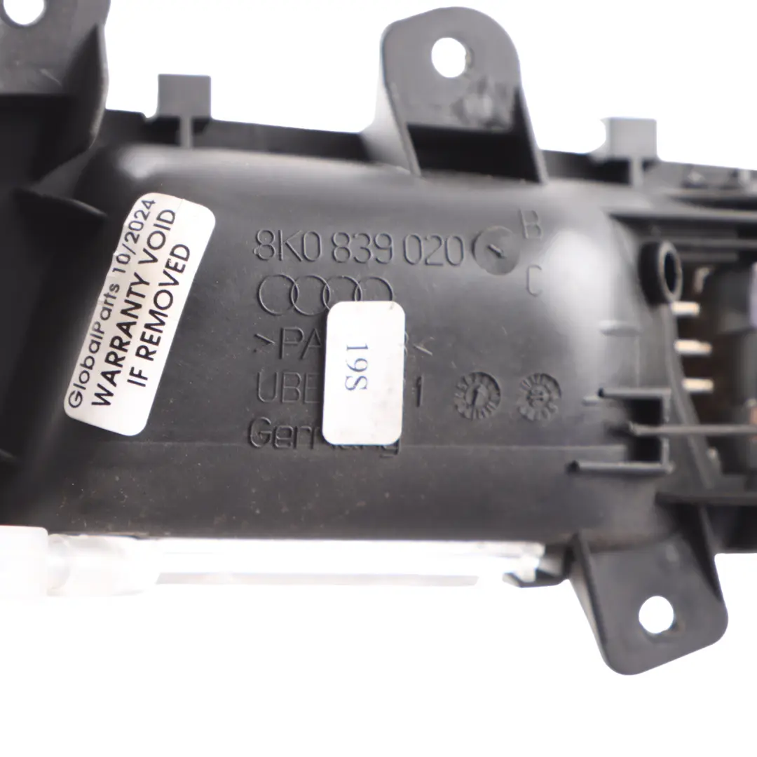 Interior Grab Handle Trim Ambient Rear Right O/S to Audi A4 B8 with Part number 8K0839020C Audi A4 B8 Interior Grab Handle Trim Ambient Rear Right O/S - SKU 8K0839020C - Part number 8K0839020C