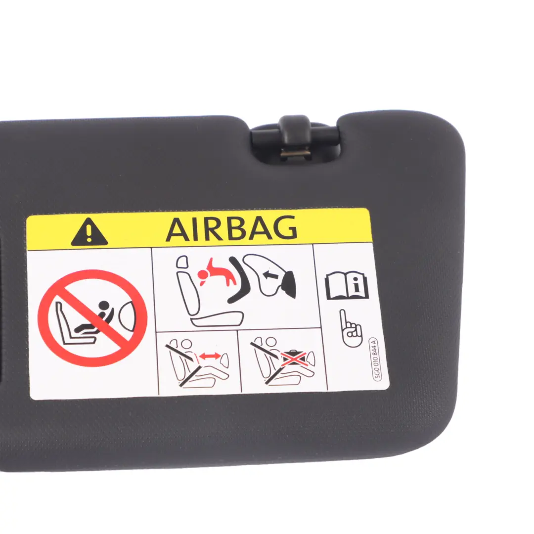 Audi A5 8T Links Sonnenblenden Spiegel Panel Schwarz - SKU 8K0857551P-1 - Teilenummer 8K0857551P