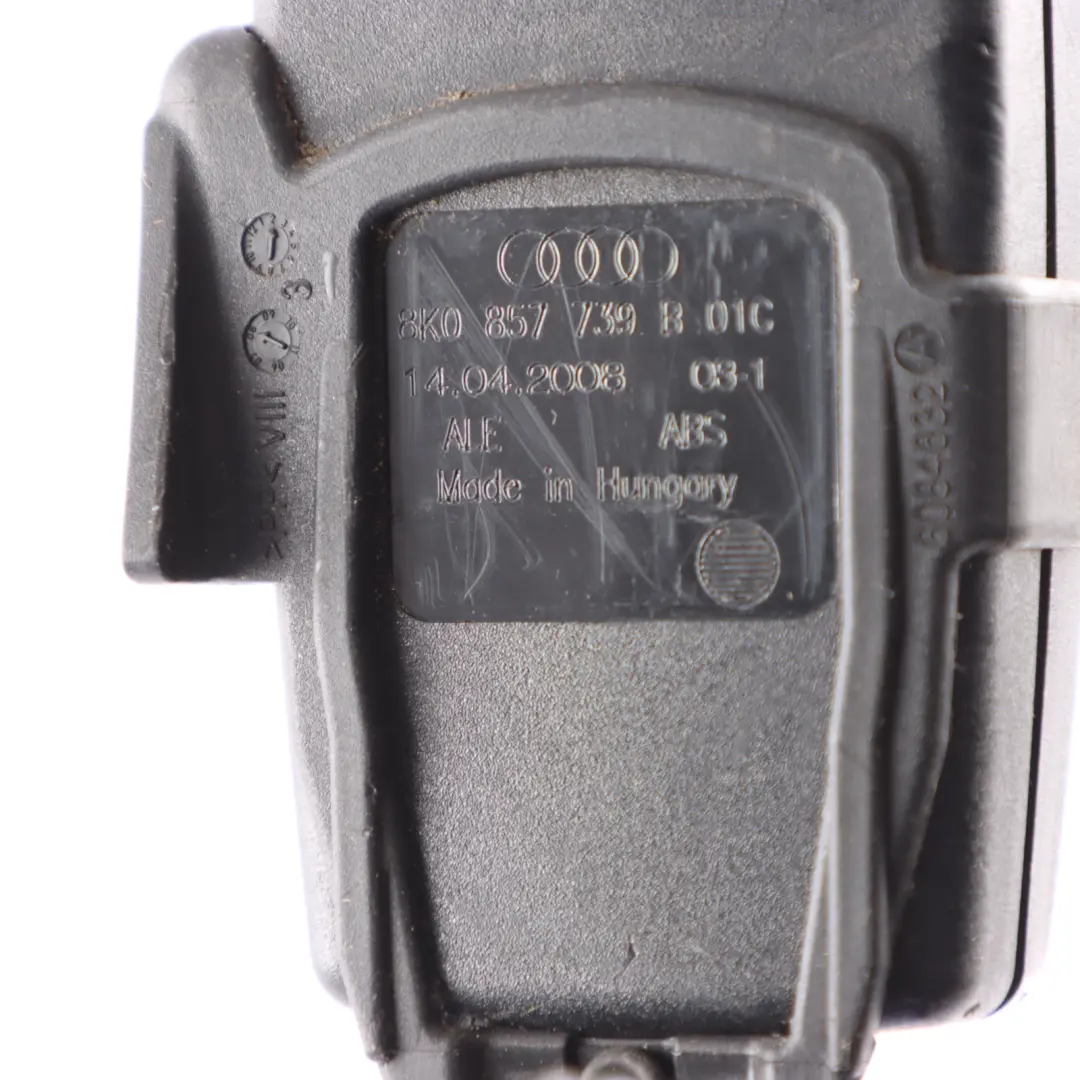 Audi A4 B8 Seat Belt Rear Centre Middle Seatbelt Buckle Black - SKU 8K0857739B - Part number 8K0857739B