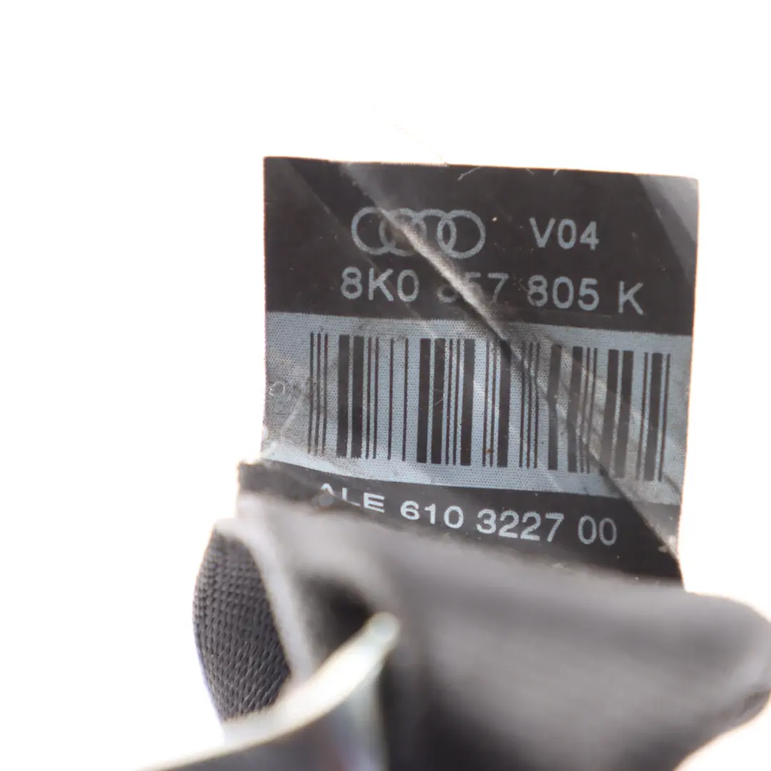 Audi A4 B8 Sicherheitsgurt Hinten Mitte Sicherheitsgurt Schwarz - SKU 8K0857805K - Teilenummer 8K0857805K