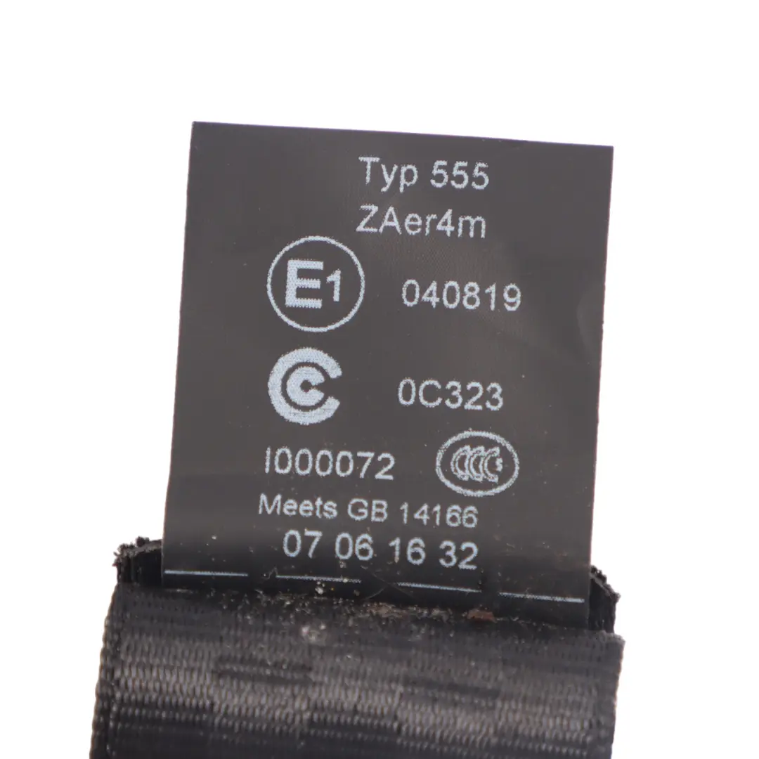 Audi A5 8T Ceinture de sécurité arrière gauche droite Noir - SKU 8K0857805R - Numéro de pièce 8K0857805R