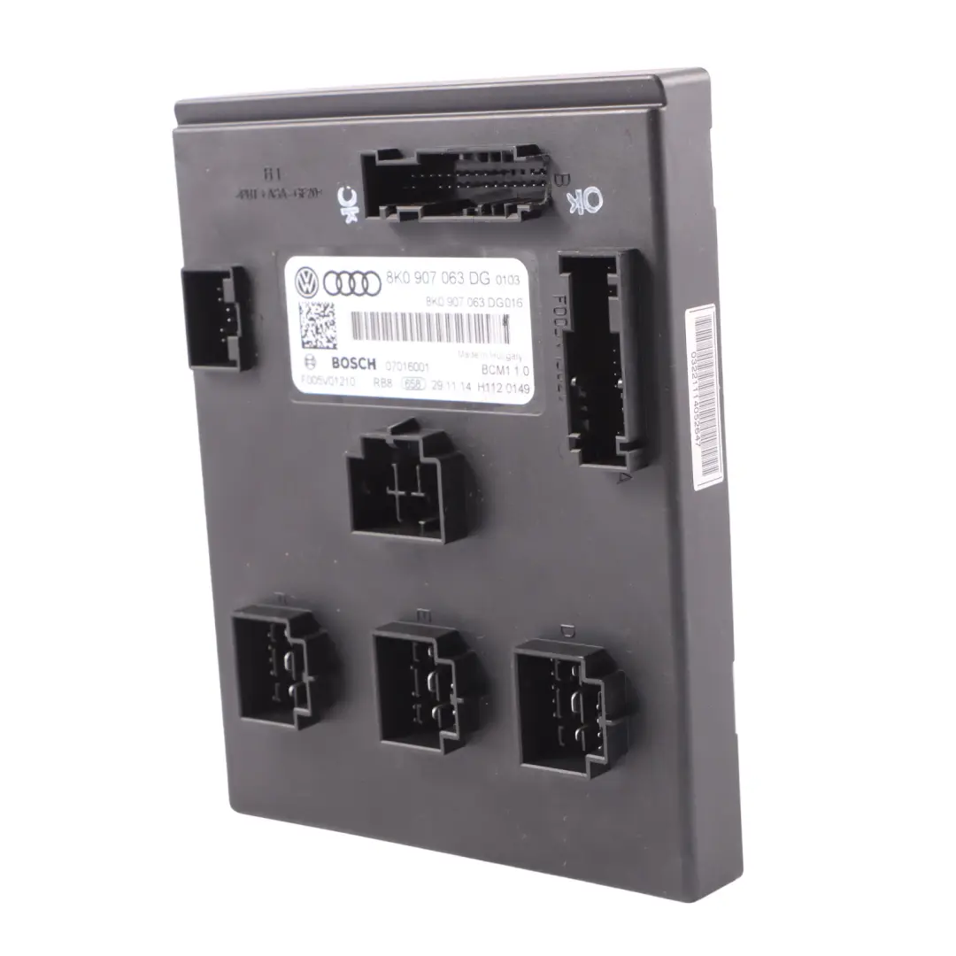 Audi Q5 8R Body Control Comfort Unit Module Unit - SKU 8K0907063DG - Part number 8K0907063DG