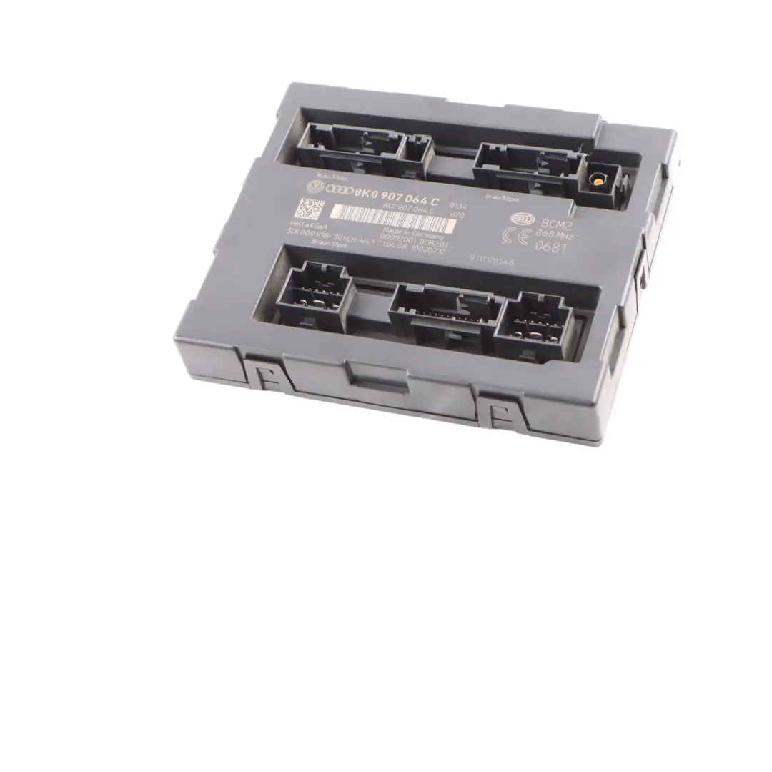 Modulo unità comfort di controllo del corpo BCM Unità ECU C per Audi A4 B8 con numero di parte 8K0907064CC Audi A4 B8 Modulo unità comfort di controllo del corpo BCM Unità ECU C - SKU 8K0907064C - Numero di parte 8K0907064CC