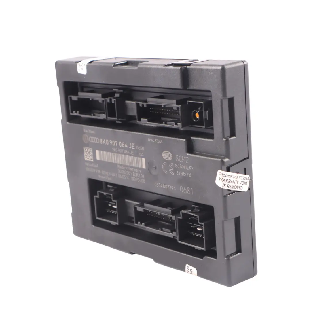 Audi A5 8T Body Control Comfort Unit Module BCM Convenience Unit ECU - SKU 8K0907064JE - Part number 8K0907064JE