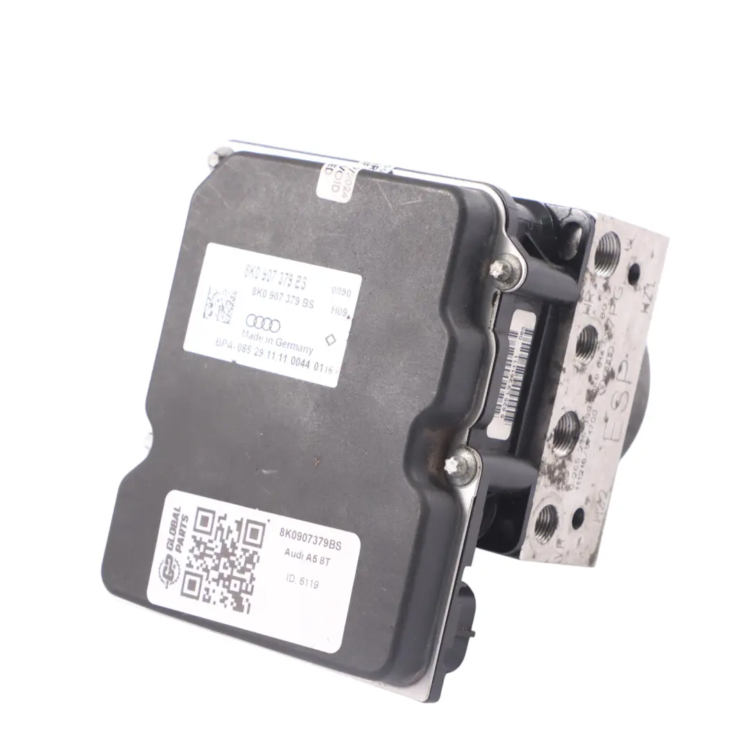 ABS Hydraulic Brake Pump Unit Braking Module to Audi A5 8T with Part number 8K0907379BS Audi A5 8T ABS Hydraulic Brake Pump Unit Braking Module - SKU 8K0907379BS - Part number 8K0907379BS