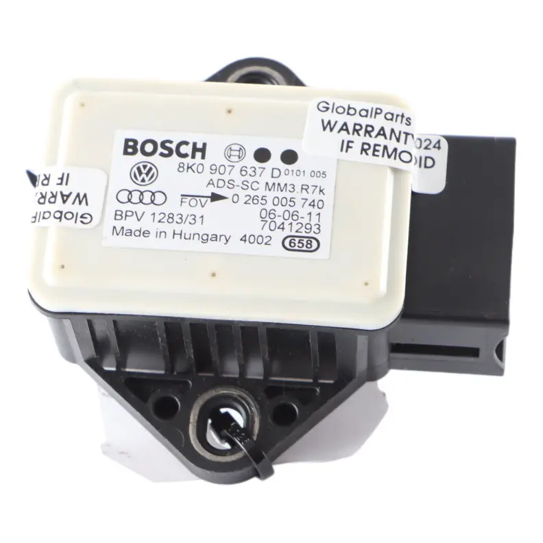 ESP Gier-Sensor Drehrateneinheit Modul für Audi A4 B8 A5 8T mit Teilenummer 8K0907637D Audi A4 B8 A5 8T ESP Gier-Sensor Drehrateneinheit Modul - SKU 8K0907637D - Teilenummer 8K0907637D