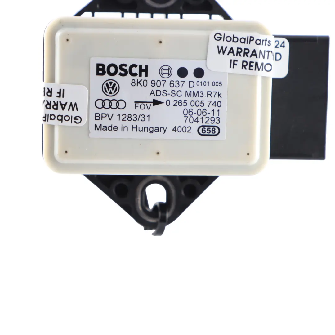 Moduł Sterownik Czujnik Sensor ESP do Audi A4 B8 A5 8T o numerze 8K0907637D Audi A4 B8 A5 8T Moduł Sterownik Czujnik Sensor ESP - SKU 8K0907637D - Numer Części 8K0907637D