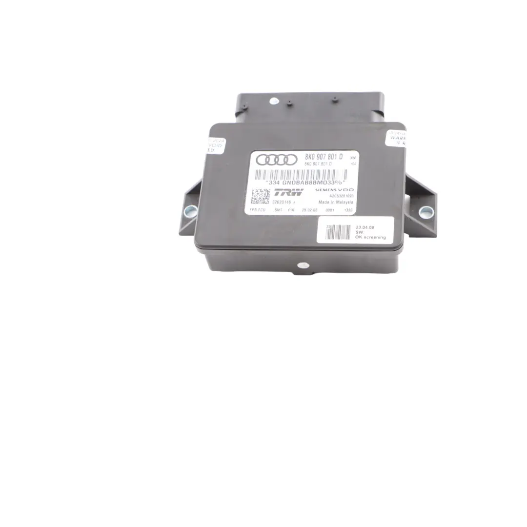 Audi A4 B8 Moduł Hamulca Ręcznego - SKU 8K0907801D - Numer Części 8K0907801D