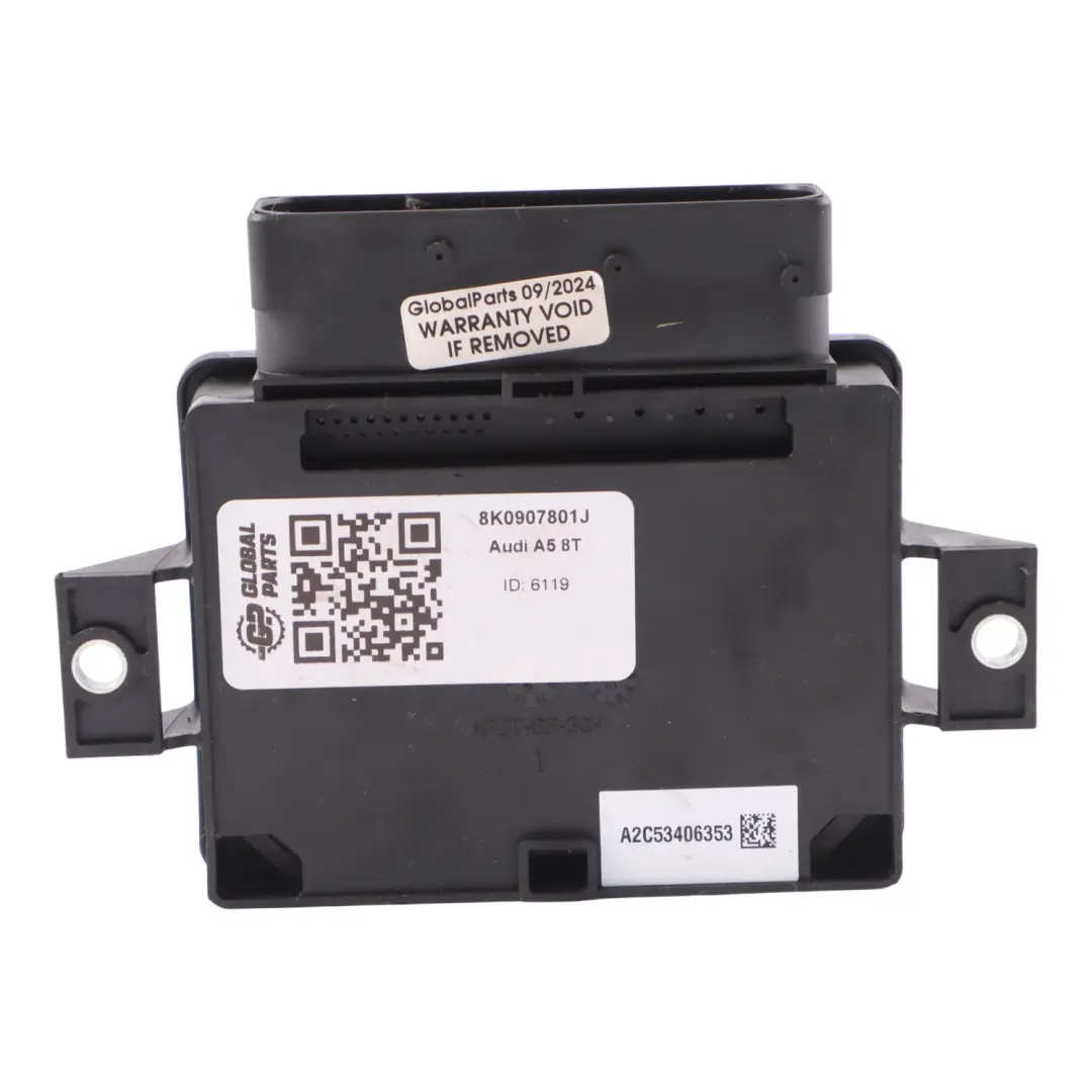 Audi A5 8T Parking Brake Module Handbrake Actuator Control Unit - SKU 8K0907801J - Part number 8K0907801J
