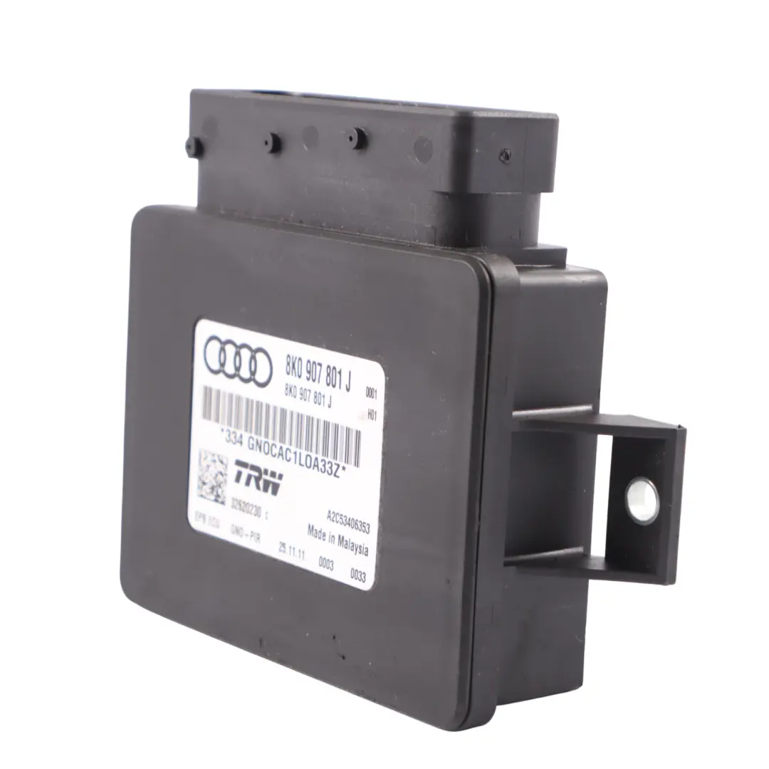 Module frein stationnement contrôle l'actionneur main pour Audi A5 8T à propos du numéro de pièce 8K0907801J Audi A5 8T Module frein stationnement contrôle l'actionneur main - SKU 8K0907801J - Numéro de pièce 8K0907801J