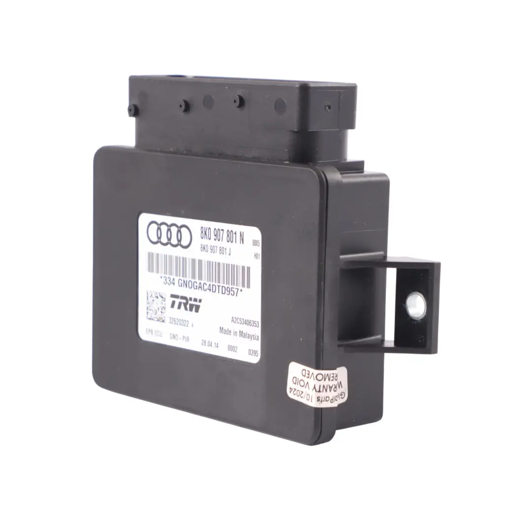 Elektrische Handfeststellbremse Steuergerät ECU für Audi A5 8T mit Teilenummer 8K0907801N Audi A5 8T Elektrische Handfeststellbremse Steuergerät ECU - SKU 8K0907801N - Teilenummer 8K0907801N