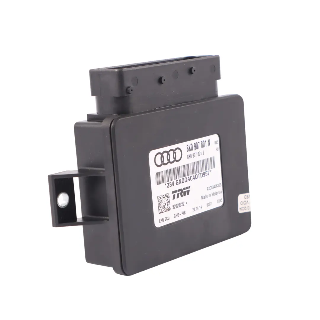 Audi A5 8T Unité contrôle frein stationnement manuel électrique ECU - SKU 8K0907801N - Numéro de pièce 8K0907801N