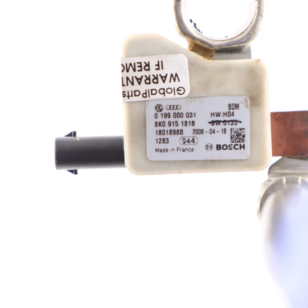 Audi A6 C6 Batería Terminal Negativo Cableado Cable 8K0915181C - SKU 8K0915181B - Número de pieza 8K0915181B