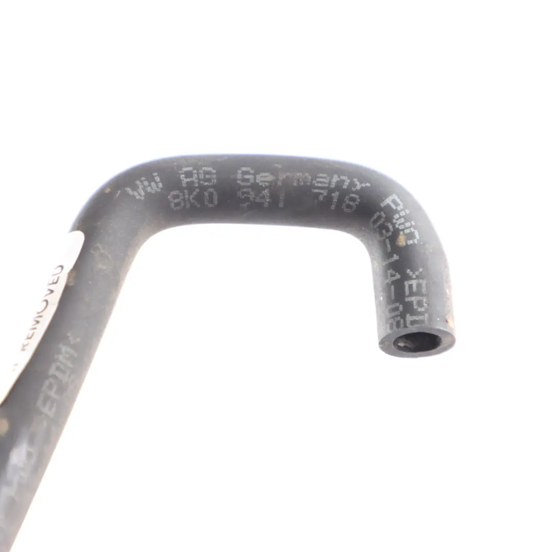 Headlight Housing Breather Vent Pipe Hose Left N/S to Audi A4 B8 with Part number 8K0941717A Audi A4 B8 Headlight Housing Breather Vent Pipe Hose Left N/S - SKU 8K0941717A - Part number 8K0941717A