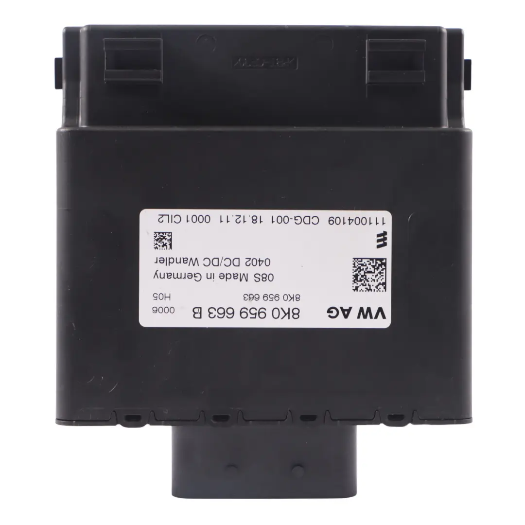 Audi A5 8T Moduł Sterujący Stabilizator Napięcia - SKU 8K0959663B - Numer Części 8K0959663B