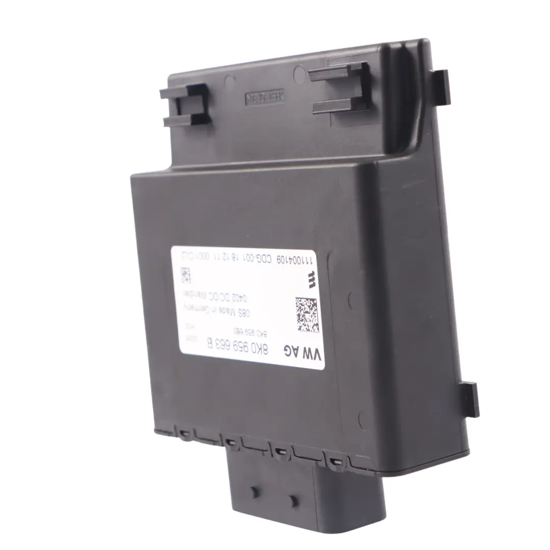 Spannungs Wandler Stabilisator Steuergerät ECU für Audi A5 8T mit Teilenummer 8K0959663B Audi A5 8T Spannungs Wandler Stabilisator Steuergerät ECU - SKU 8K0959663B - Teilenummer 8K0959663B