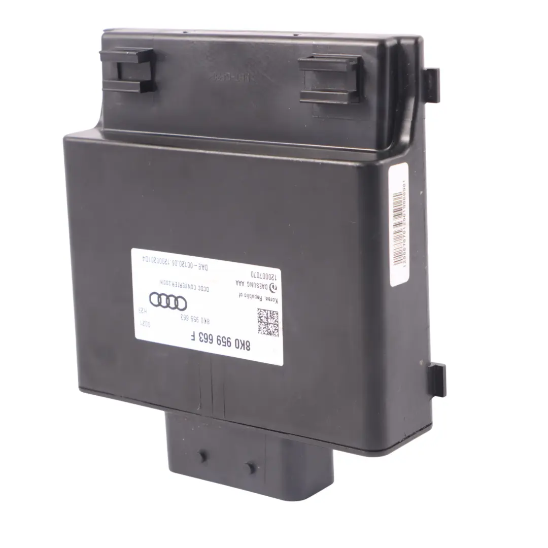 Audi A6 C7 Voltage Converter Stabilizer Control Module Unit ECU - SKU 8K0959663F - Part number 8K0959663F