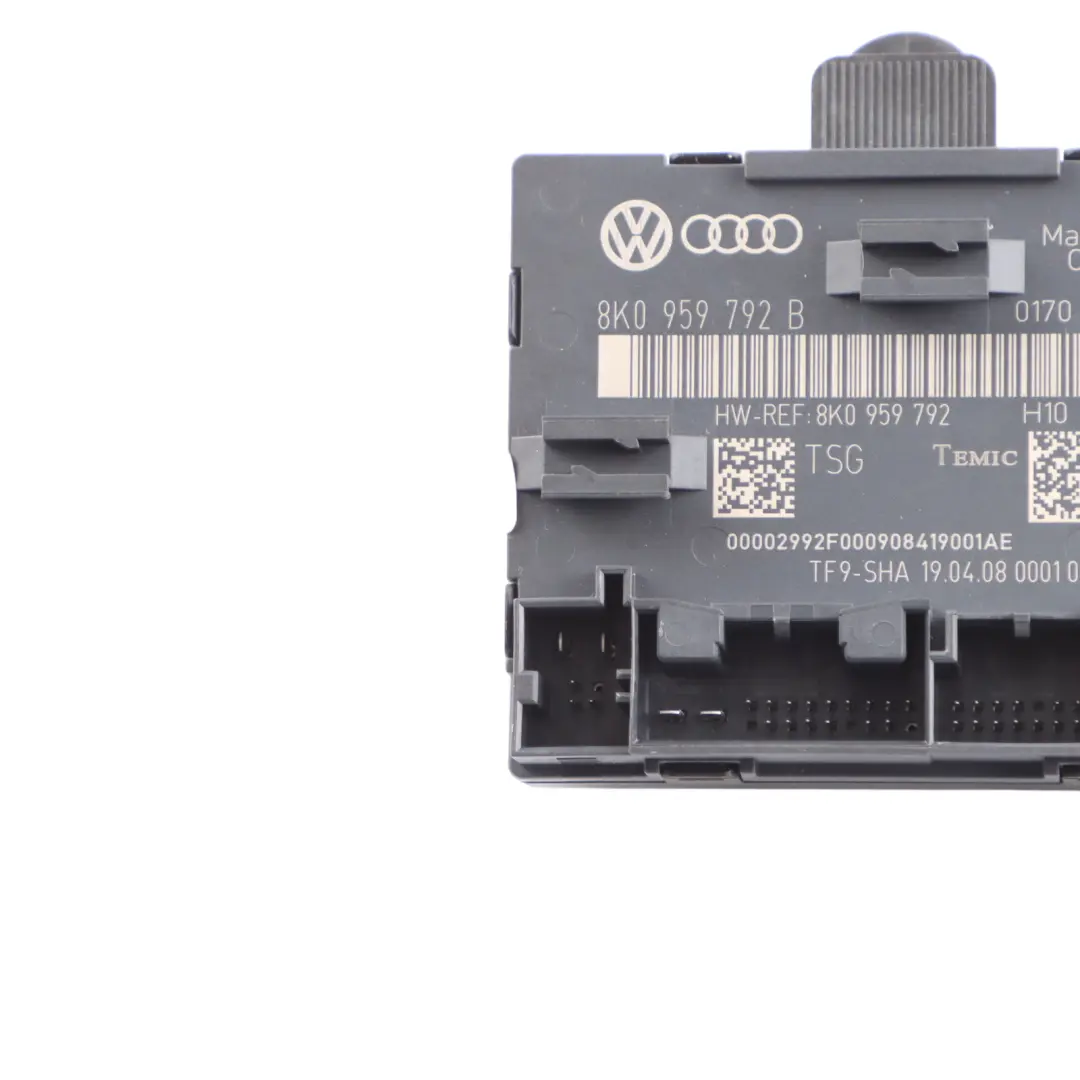Audi A4 B8 Moduł Sterownik Drzwi Przedni Prawy 8K0959793B - SKU 8K0959792B - Numer Części 8K0959792B