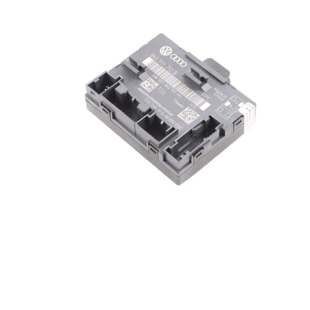 Door Module Control Unit ECU Front Passenger Side 8K0959793B to Audi A4 B8 with Part number 8K0959792B Audi A4 B8 Door Module Control Unit ECU Front Passenger Side 8K0959793B - SKU 8K0959792B - Part number 8K0959792B