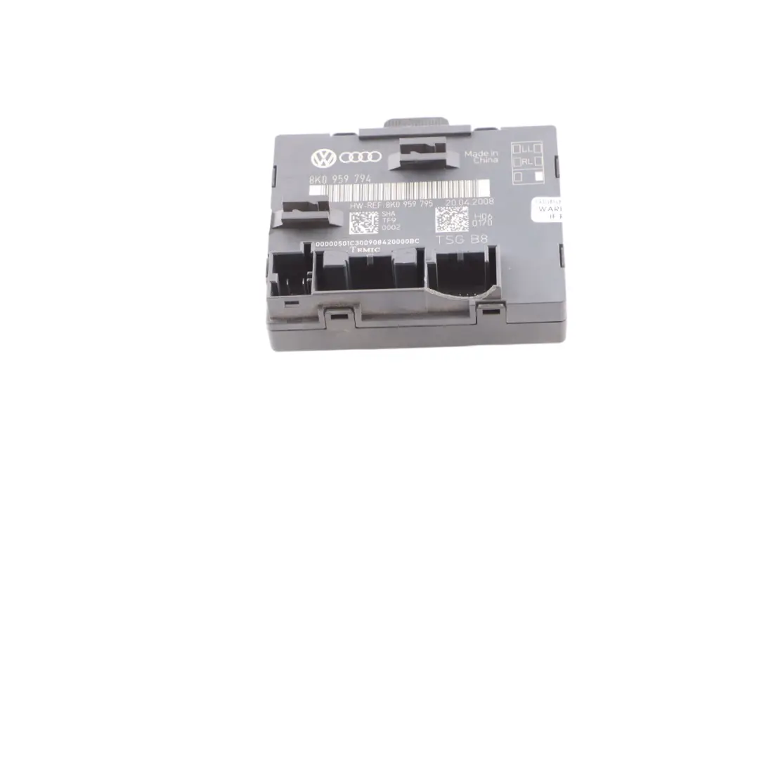 Door Module Rear Right O/S Control Unit Module ECU to Audi A4 B8 with Part number 8K0959794 Audi A4 B8 Door Module Rear Right O/S Control Unit Module ECU - SKU 8K0959794 - Part number 8K0959794
