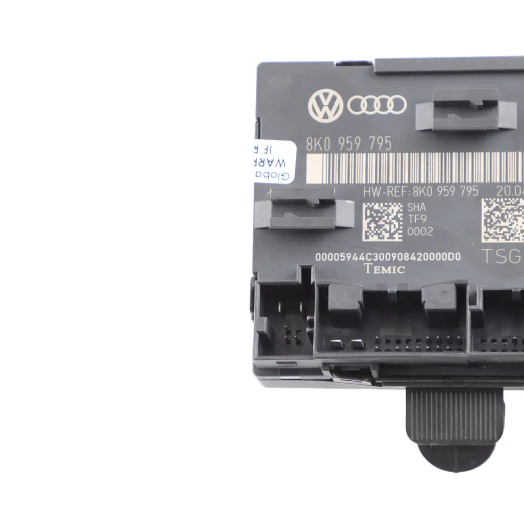 Audi A4 B8 Rear Door Module Left N/S Control Unit Module ECU - SKU 8K0959795 - Part number 8K0959795
