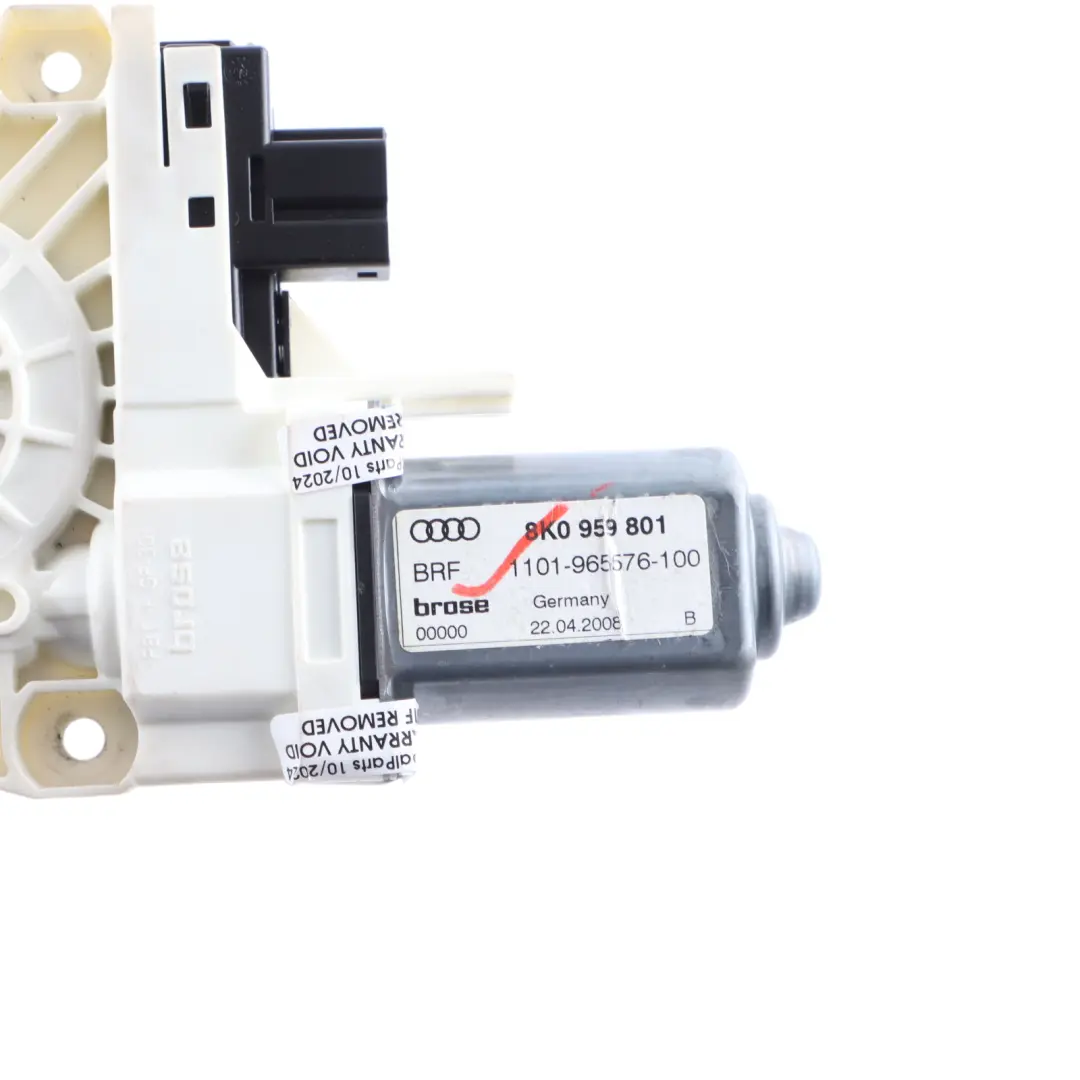 Door Window Lifter Motor Audi A4 B8 A5 8T Control Unit Front Left N/S to with Part number 8K0959801 Door Window Lifter Motor Audi A4 B8 A5 8T Control Unit Front Left N/S - SKU 8K0959801 - Part number 8K0959801