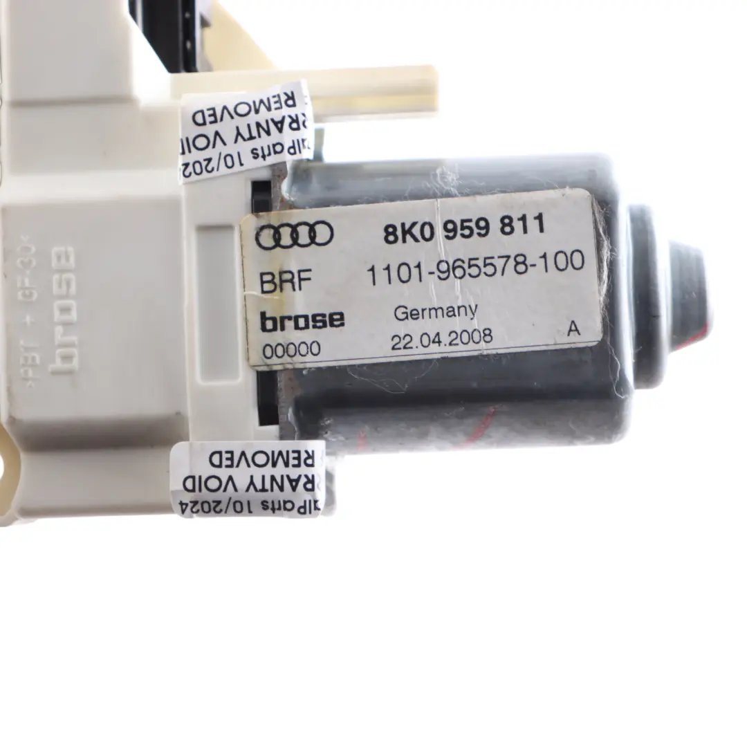 Audi A4 B8 Actionneur De Moteur De Lève-Vitre De Porte Arrière Gauche - SKU 8K0959811 - Numéro de pièce 8K0959811