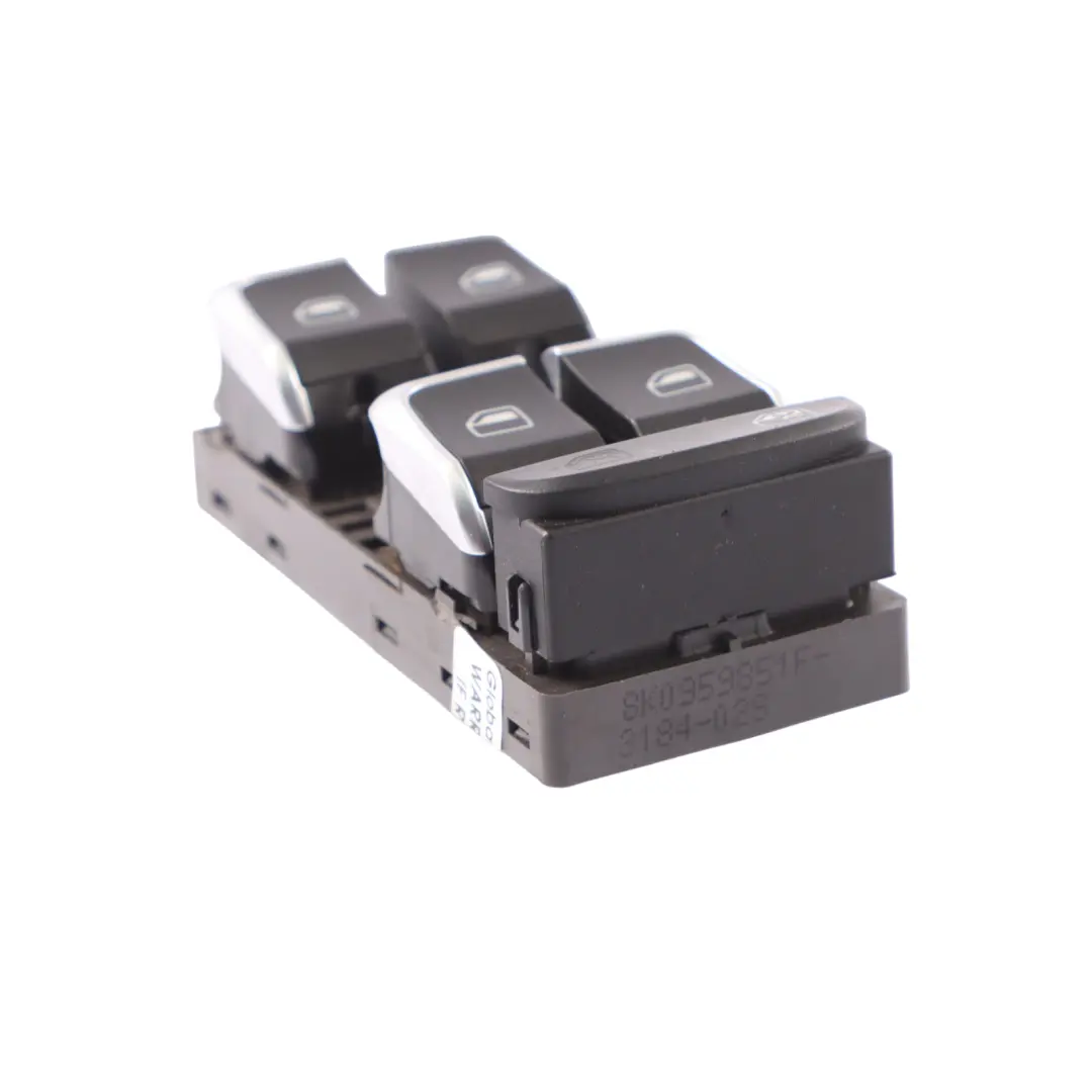 Window Regulator Switch Audi Q5 8R A4 B8 Driver's Side Control Unit to with Part number 8K0959851F Window Regulator Switch Audi Q5 8R A4 B8 Driver's Side Control Unit - SKU 8K0959851F - Part number 8K0959851F