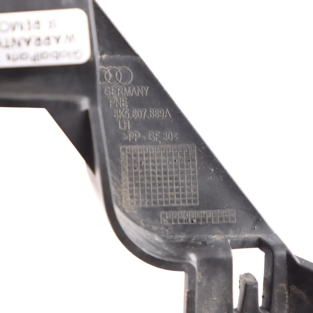 Ślizg Wspornik Mocowanie Zderzaka Lewy Tył Tylny do Audi A4 B8 o numerze 8K5807889A Audi A4 B8 Ślizg Wspornik Mocowanie Zderzaka Lewy Tył Tylny - SKU 8K5807889A - Numer Części 8K5807889A