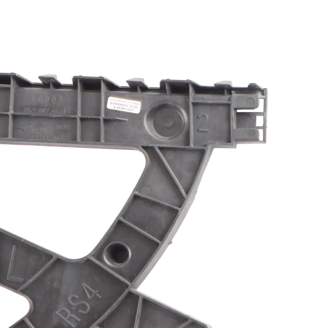 Audi RS4 B8 Rear Bumper Bracket Left N/S Carrier Holder Mount - SKU 8K9807453D - Part number 8K9807453D