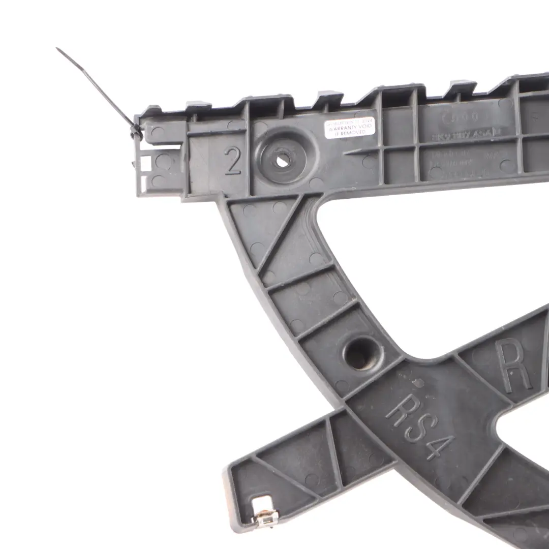 Audi RS4 B8 Rear Bumper Bracket Right O/S Carrier Holder Mount - SKU 8K9807454D - Part number 8K9807454D