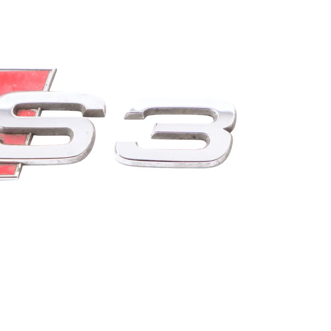 Trunk Rear Badge Emblem Logo Lettering to Audi A3 S3 8V Tailgate with Part number 8L0853735 Audi A3 S3 8V Tailgate Trunk Rear Badge Emblem Logo Lettering - SKU 8L0853735 - Part number 8L0853735