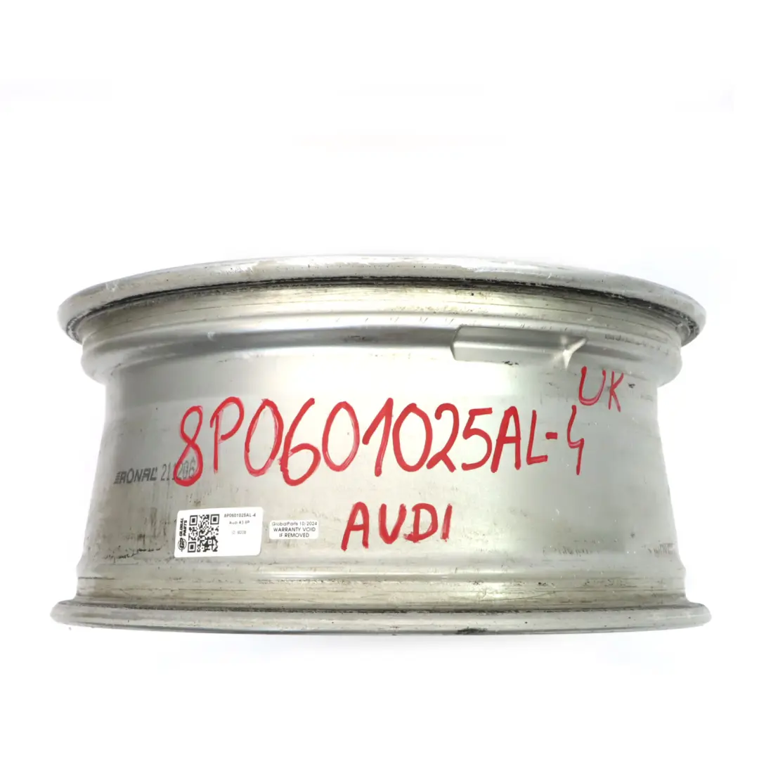 Alloy Rim 17" 7,5J ET:56 to Audi A3 8P Silver Wheel with Part number 8P0601025AL Audi A3 8P Silver Wheel Alloy Rim 17" 7,5J ET:56 - SKU 8P0601025AL-4 - Part number 8P0601025AL