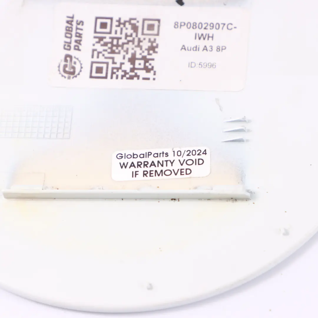 Kraft Stoff Tank Deckel Abdeckung Ibis Weiß - Y9C 8P0802907C für Audi A3 8P mit Teilenummer 8P0802907C-IWH Audi A3 8P Kraft Stoff Tank Deckel Abdeckung Ibis Weiß - Y9C 8P0802907C - SKU 8P0802907C-IWH - Teilenummer 8P0802907C-IWH