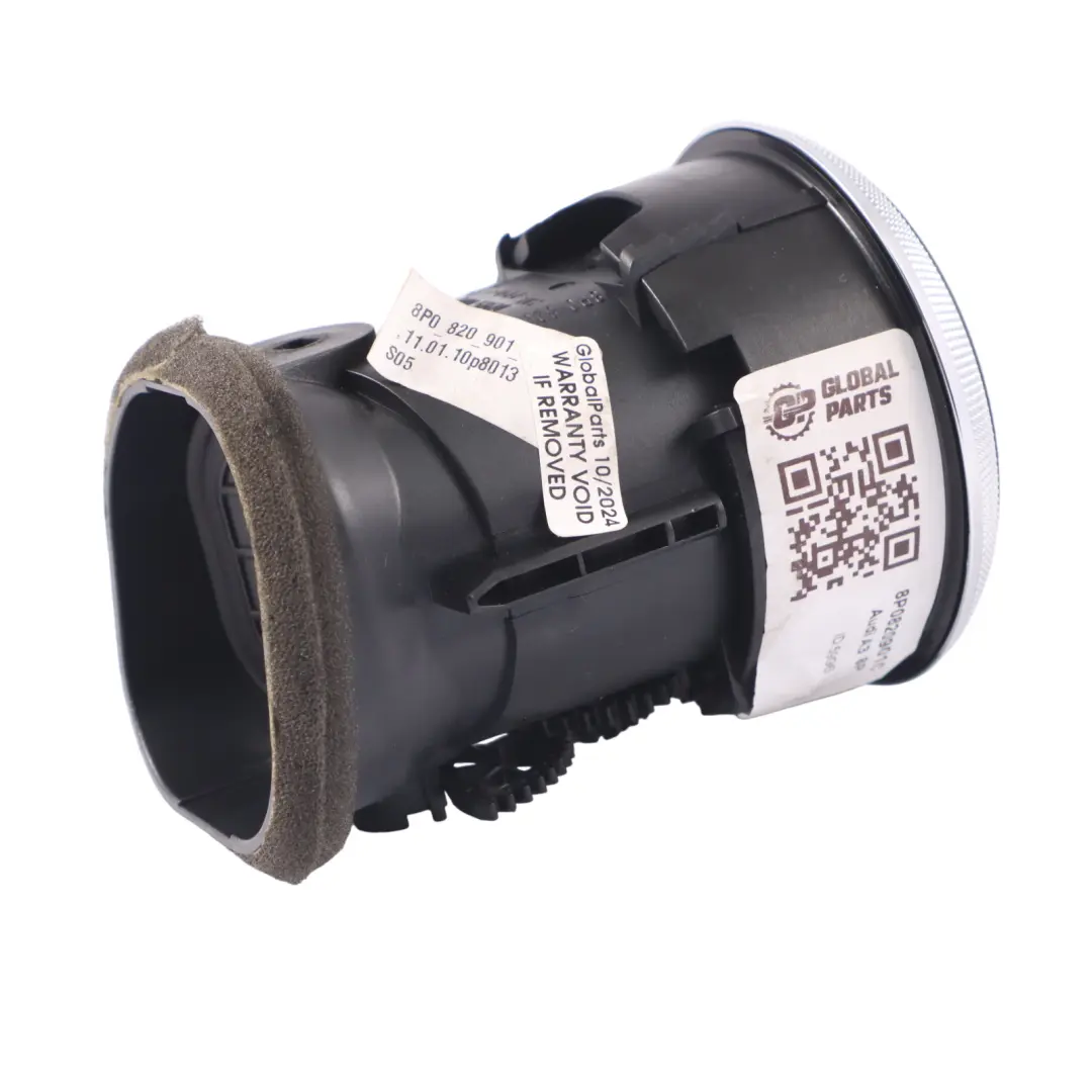 Audi A3 8P Rejilla de ventilación Rejilla ventilación salpicadero - SKU 8P0820901C - Número de pieza 8P0820901C