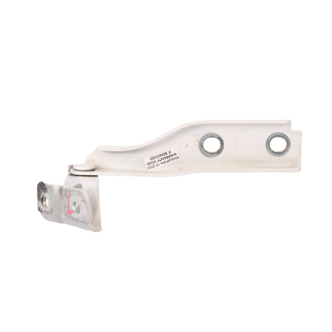 Audi A3 8P Front Hood Bonnet Hinge Left N/S Ibis White - Y9C - SKU 8P0823301B-IWH - Part number 8P0823301B