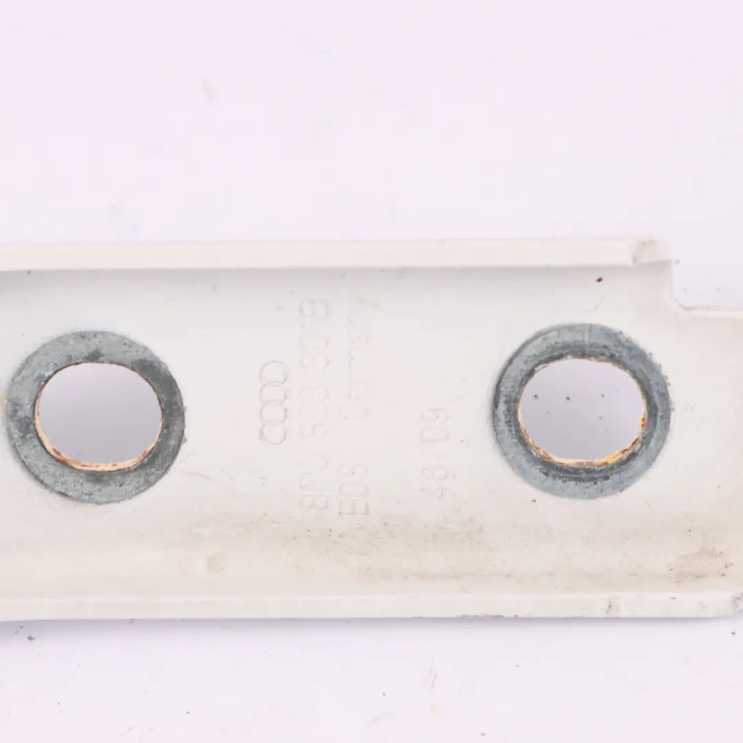 Capó Bisagra Delantera Izquierda Ibis Blanco - Y9C para Audi A3 8P con número de pieza 8P0823301B Audi A3 8P Capó Bisagra Delantera Izquierda Ibis Blanco - Y9C - SKU 8P0823301B-IWH - Número de pieza 8P0823301B