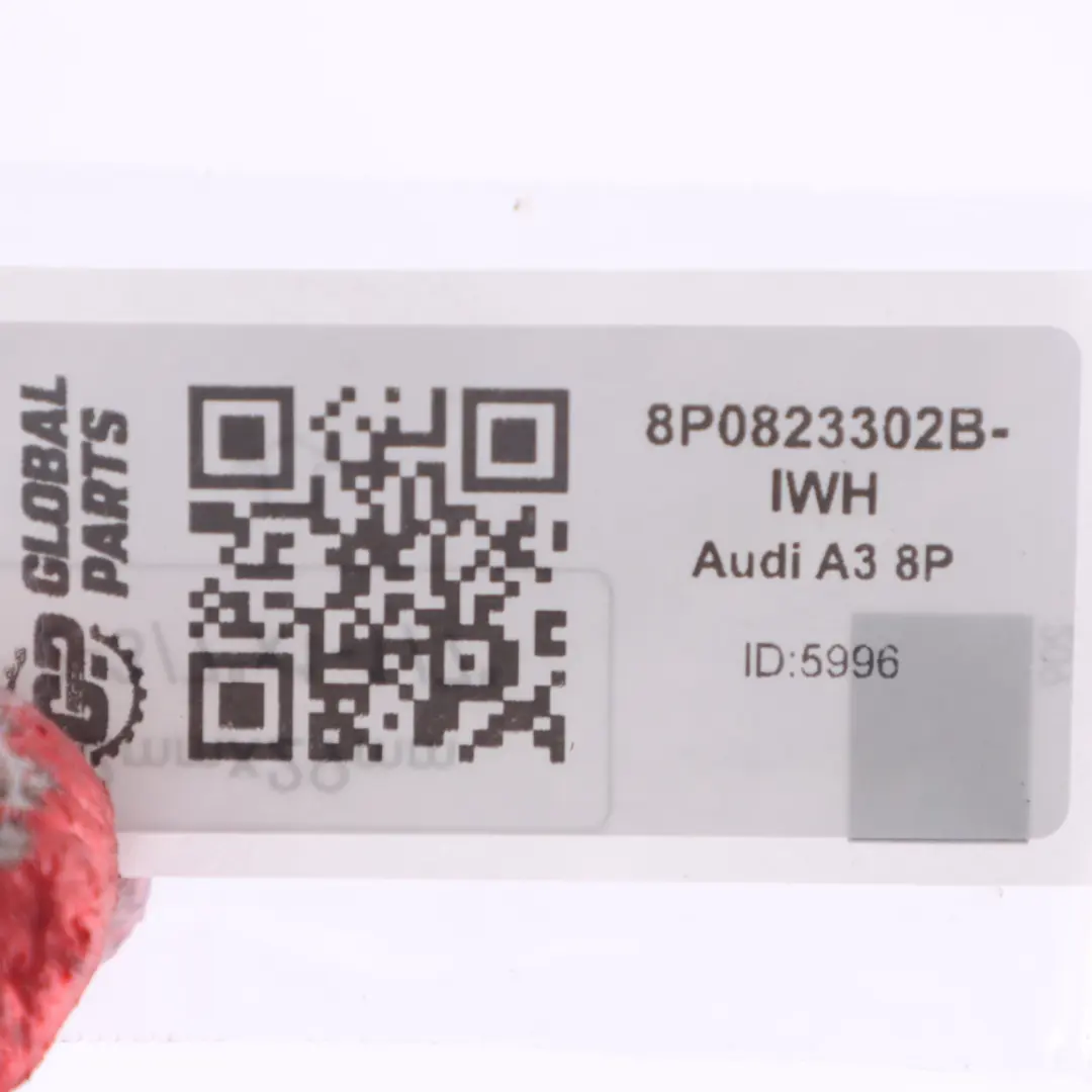 Audi A3 8P Motor Haube Scharnier Vorne Rechts Ibis Weiß - Y9C 8P0823302B - SKU 8P0823302B-IWH - Teilenummer 8P0823302B-IWH