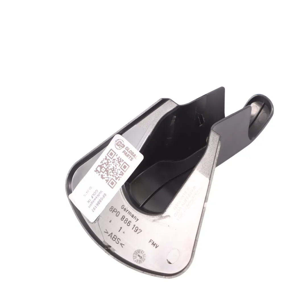 VW Golf V Audi A3 8P Rear Seat Bench Hinge Cover Trim Panel - SKU 8P0886197 - Part number 8P0886197