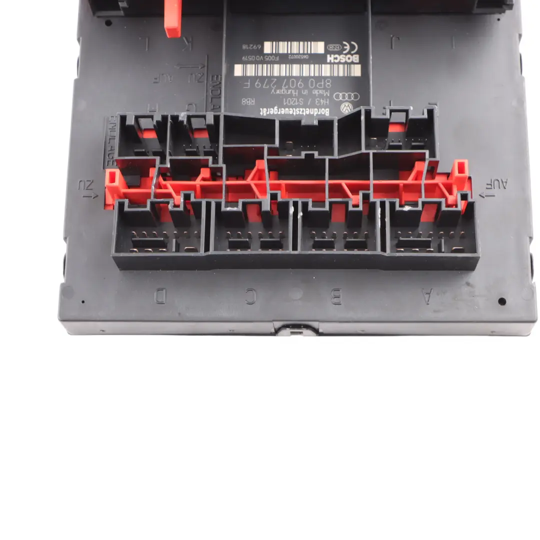 Caja Fusibles Módulo Control Confort Carrocería BCM ECU para Audi A3 8P con número de pieza 8P0907279F Audi A3 8P Caja Fusibles Módulo Control Confort Carrocería BCM ECU - SKU 8P0907279F - Número de pieza 8P0907279F