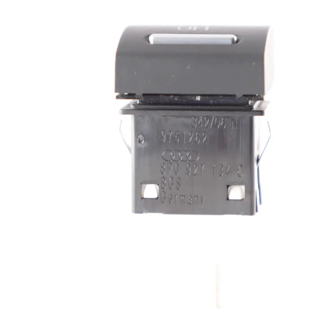 Audi A3 8P ESP Traktions Stabilitäts Schalter Steuer Knopf - SKU 8P0927134C - Teilenummer 8P0927134C