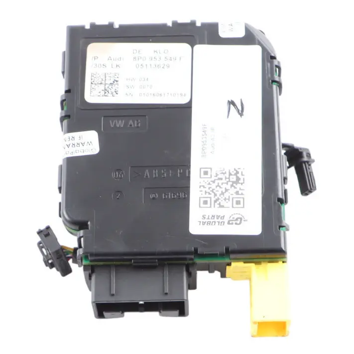 Audi A3 8P Capteur D'Angle De Position Du Volant Module De Contrôle - SKU 8P0953549F - Numéro de pièce 8P0953549F