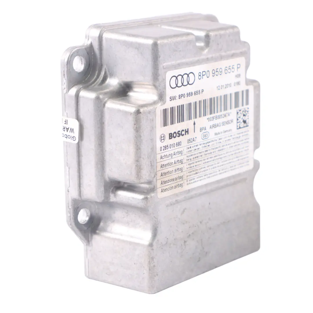Moduł Poduszek Powietrznych do Audi A3 8P o numerze 8P0959655P Audi A3 8P Moduł Poduszek Powietrznych - SKU 8P0959655P - Numer Części 8P0959655P