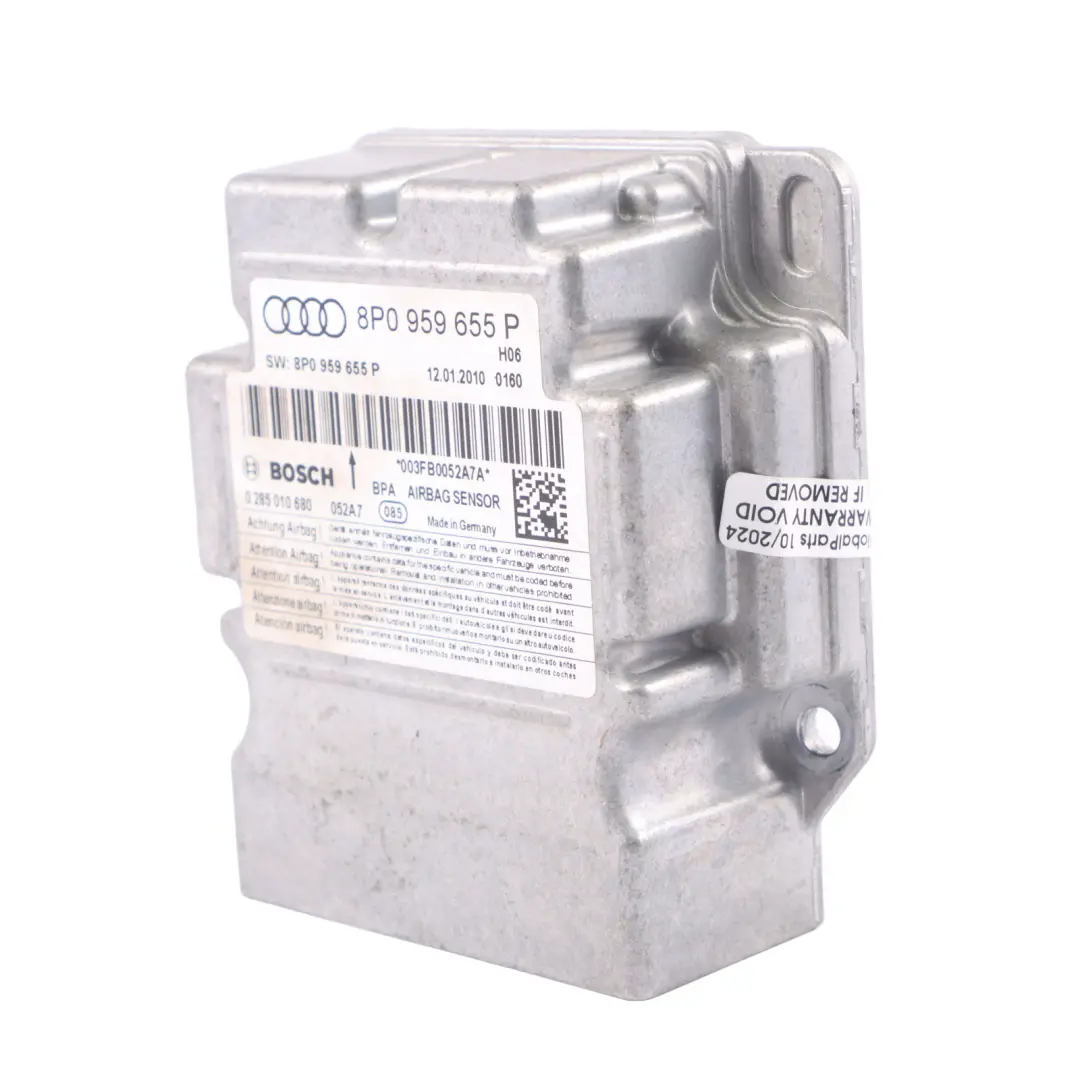 Audi A3 8P Unité de contrôle du module d'air Module ECU - SKU 8P0959655P - Numéro de pièce 8P0959655P