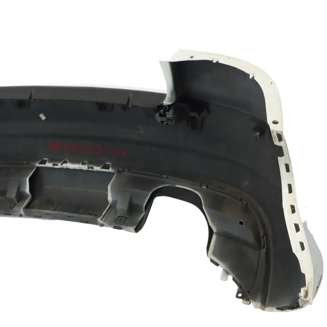 Bumper Trim Panel Covering 3-Door Version Ibis White - Y9C to Audi A3 8P Rear with Part number 8P3807303D Audi A3 8P Rear Bumper Trim Panel Covering 3-Door Version Ibis White - Y9C - SKU 8P3807303D-IWH - Part number 8P3807303D