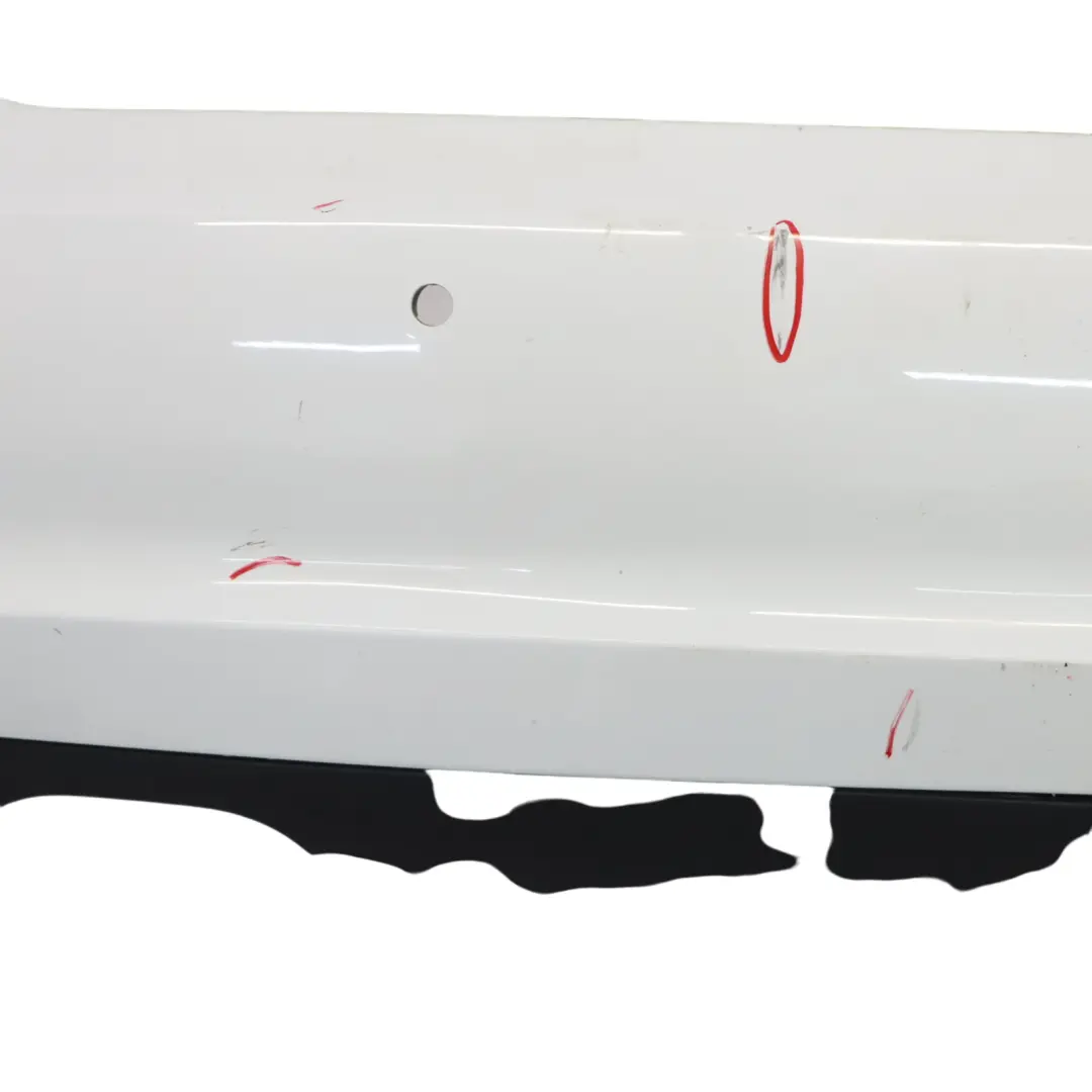 Audi A3 8P Rear Bumper Trim Panel Covering 3-Door Version Ibis White - Y9C - SKU 8P3807303D-IWH - Part number 8P3807303D